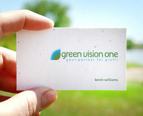 Plantable Seed Paper Business Cards
