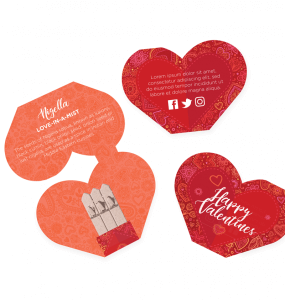 Heart - Valentines Day Seedstick Shapes