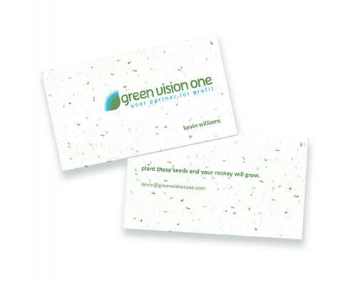 Seed Paper Business Cards