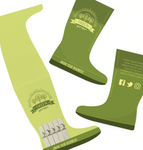 Gardening - Wellington Boots Seedstick Shapes