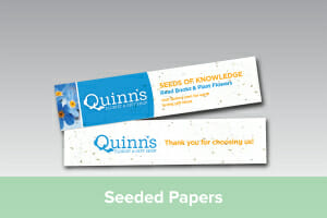 Seed Paper Bookmarks