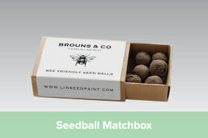 Seedball Matchbox - Bee Friendly Seed Balls