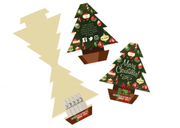 Corporate Christmas Cards - Sustainable Seedstick - Christmas Tree Pack and Seeds