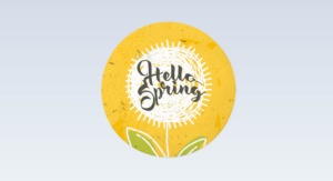 Hello Spring - Seed Paper Coaster