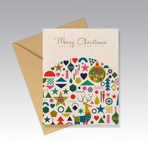 Seed Paper Christmas Card