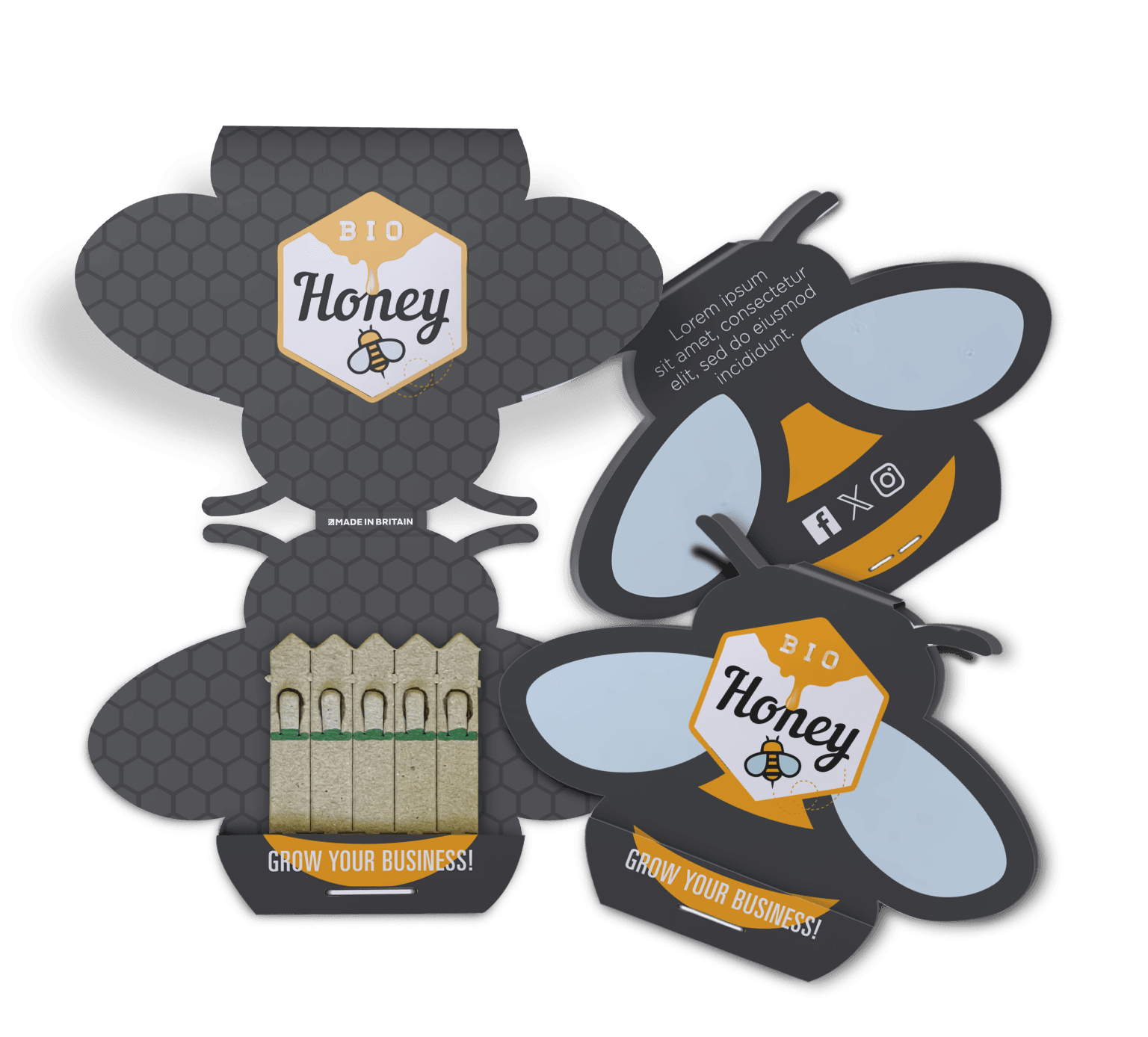 Bee Seedsticks® - Example Artwork (3D) (SST-038)