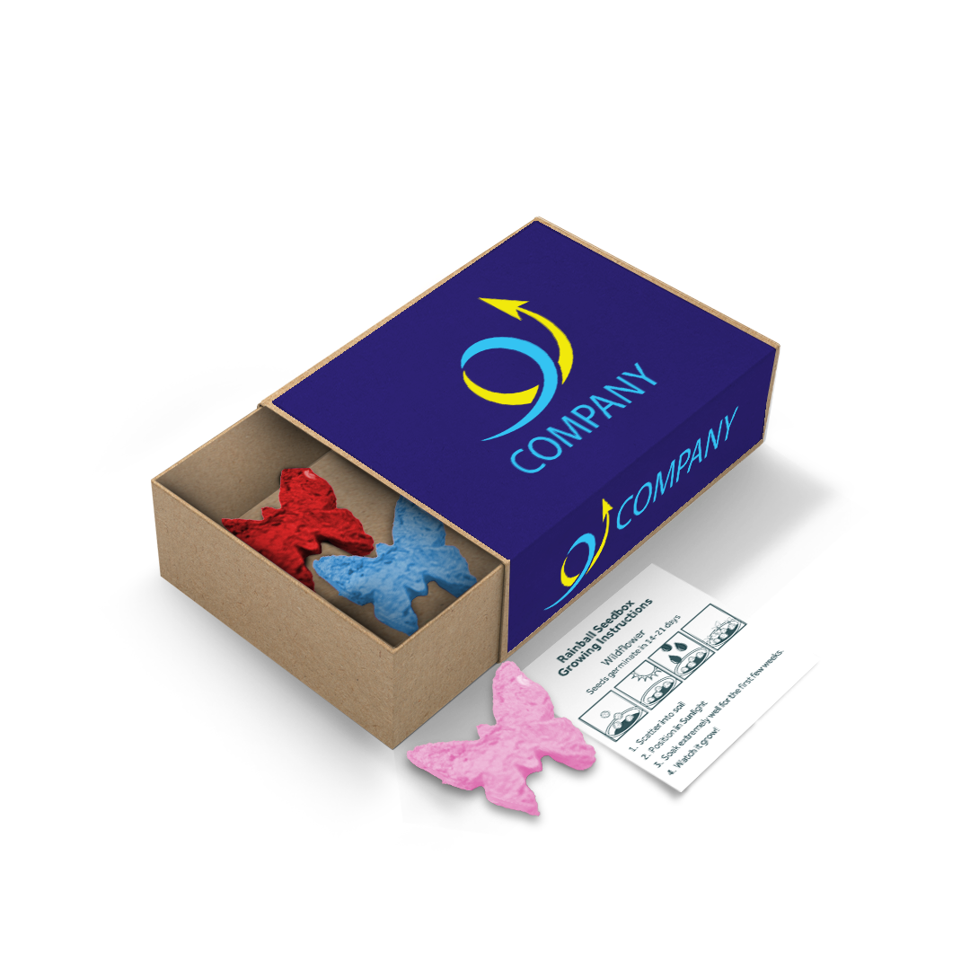 Rainball Seedboxes - Example Artwork (3D)_Butterfly Shape_(GGS-010)