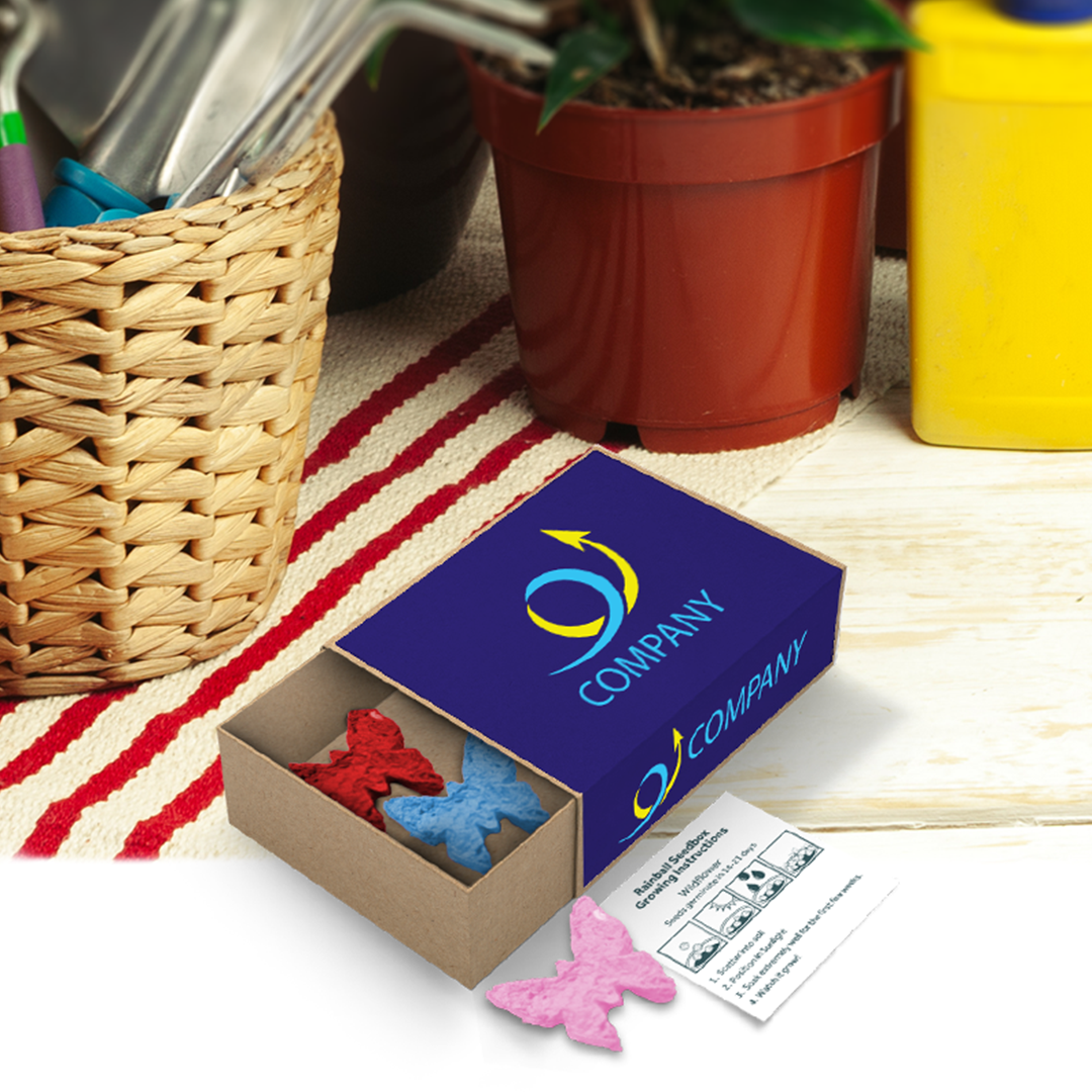 Rainball Seedboxes - Example Artwork (3D)_Butterfly Shape_Lifestyle image(GGS-010) 1