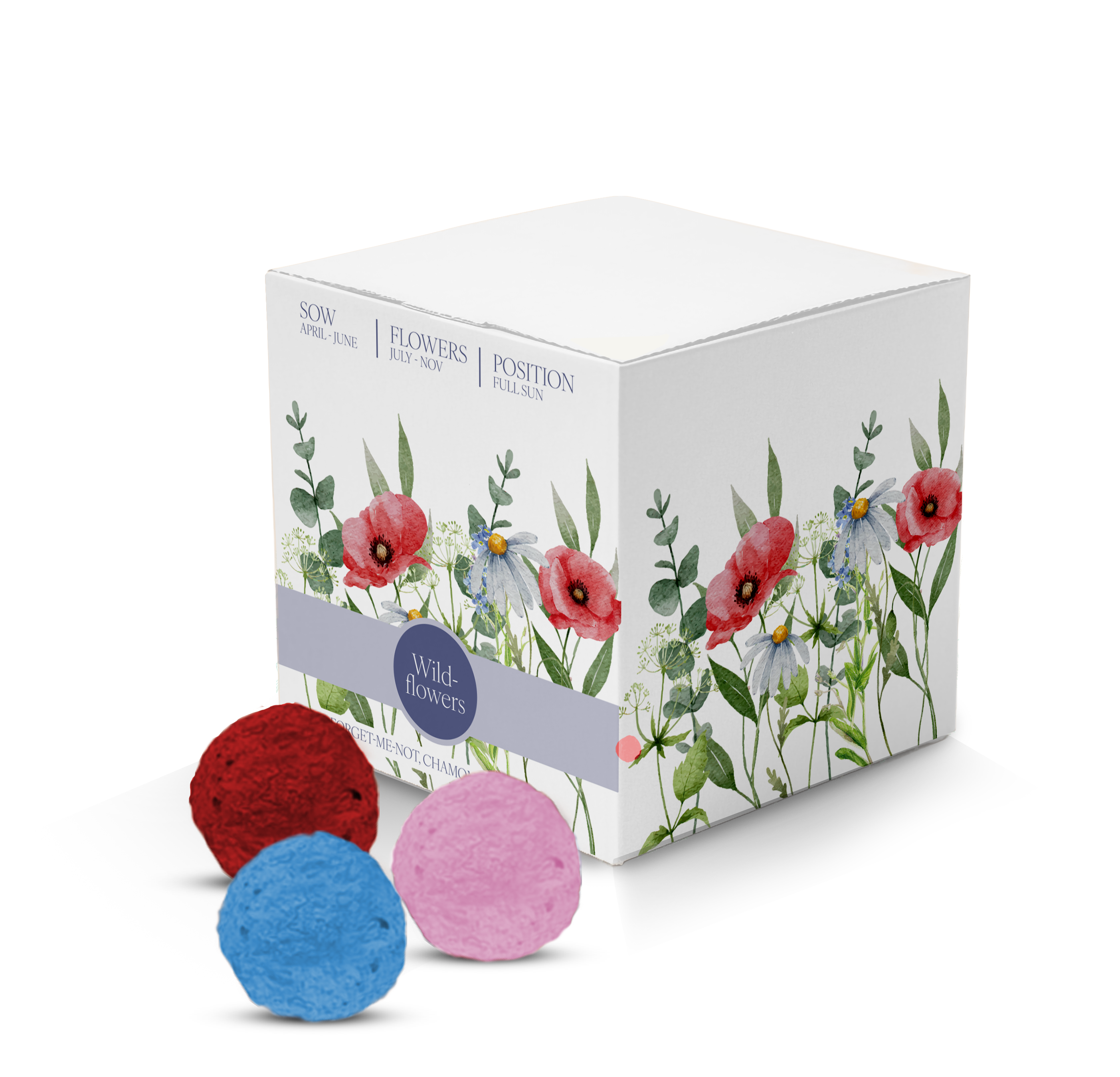 Essentials Rainballs Seed Cubes - Unbranded (Wildflowers) (3D) (ESS-006)