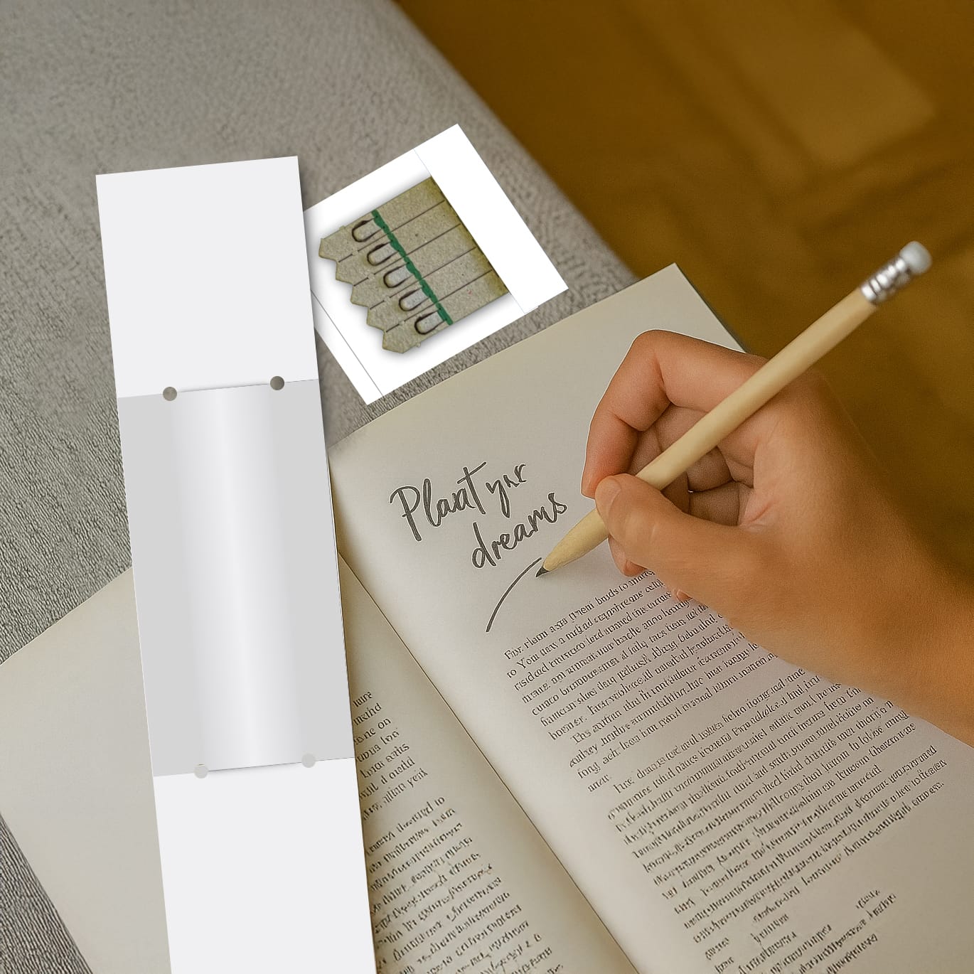 Pencil Seedsticks - Example Artwork (3D) (STA-015) Lifestyle Unbranded