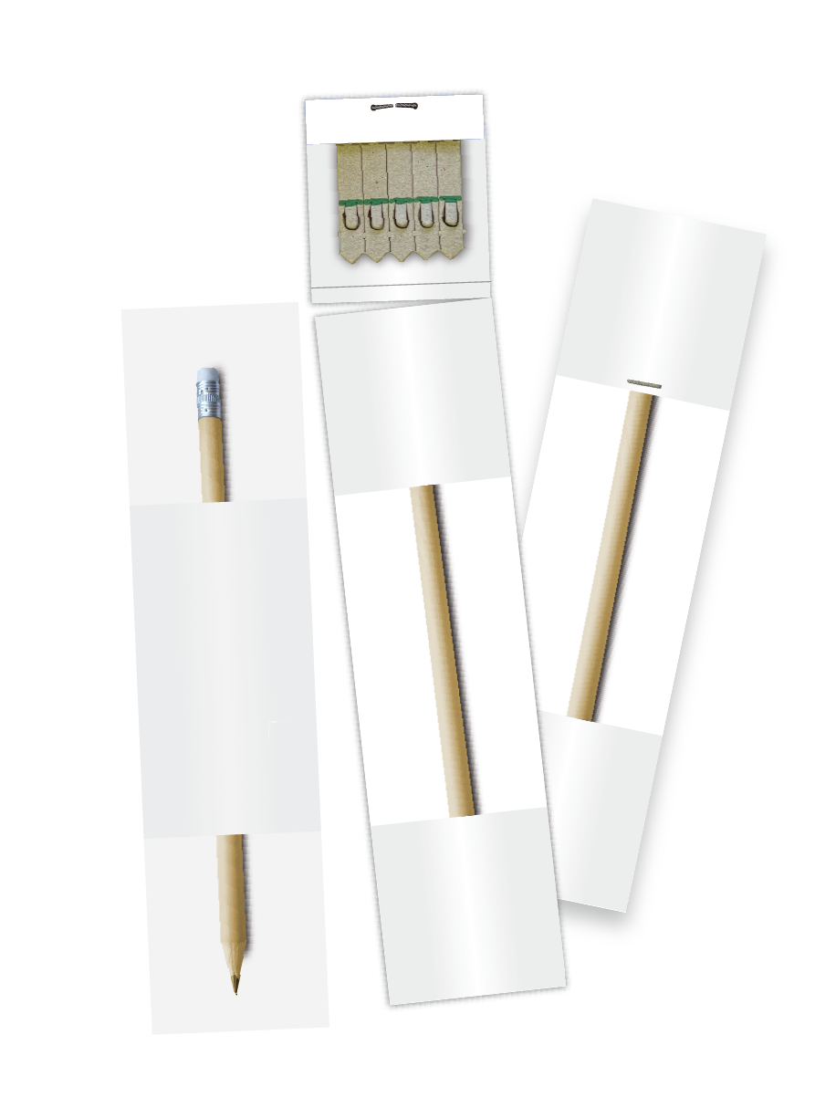 Pencil Seedsticks - Example Artwork (3D) (STA-015) Unbranded