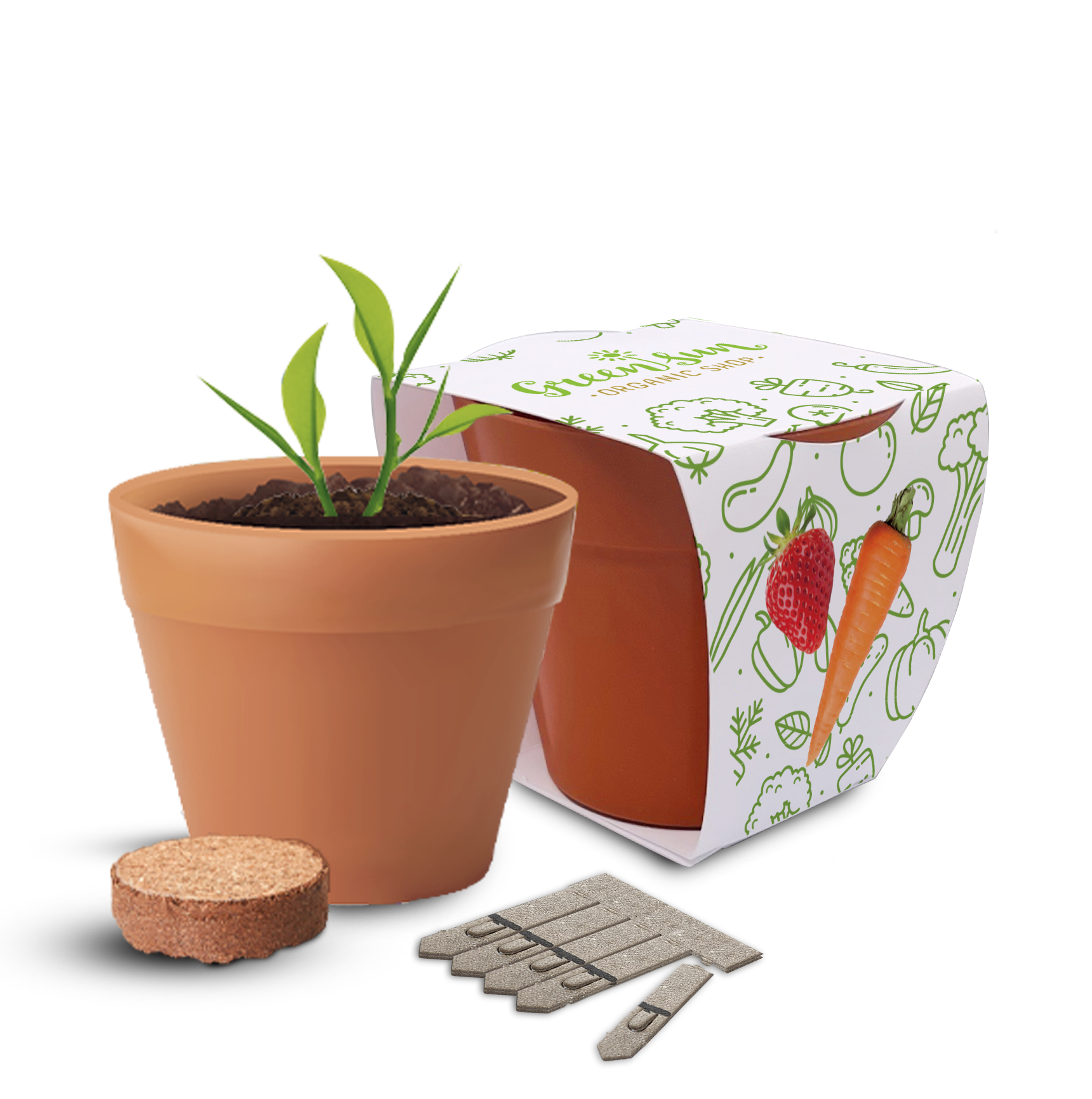 Recycled Pot Gardens - Example Artwork (3D) (GKS-017)