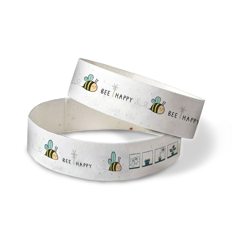 Seeded Paper Wristbands - Example Artwork (3D) (SPR-012)