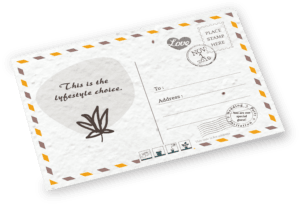 Seed Paper Postcard - Custom Printed