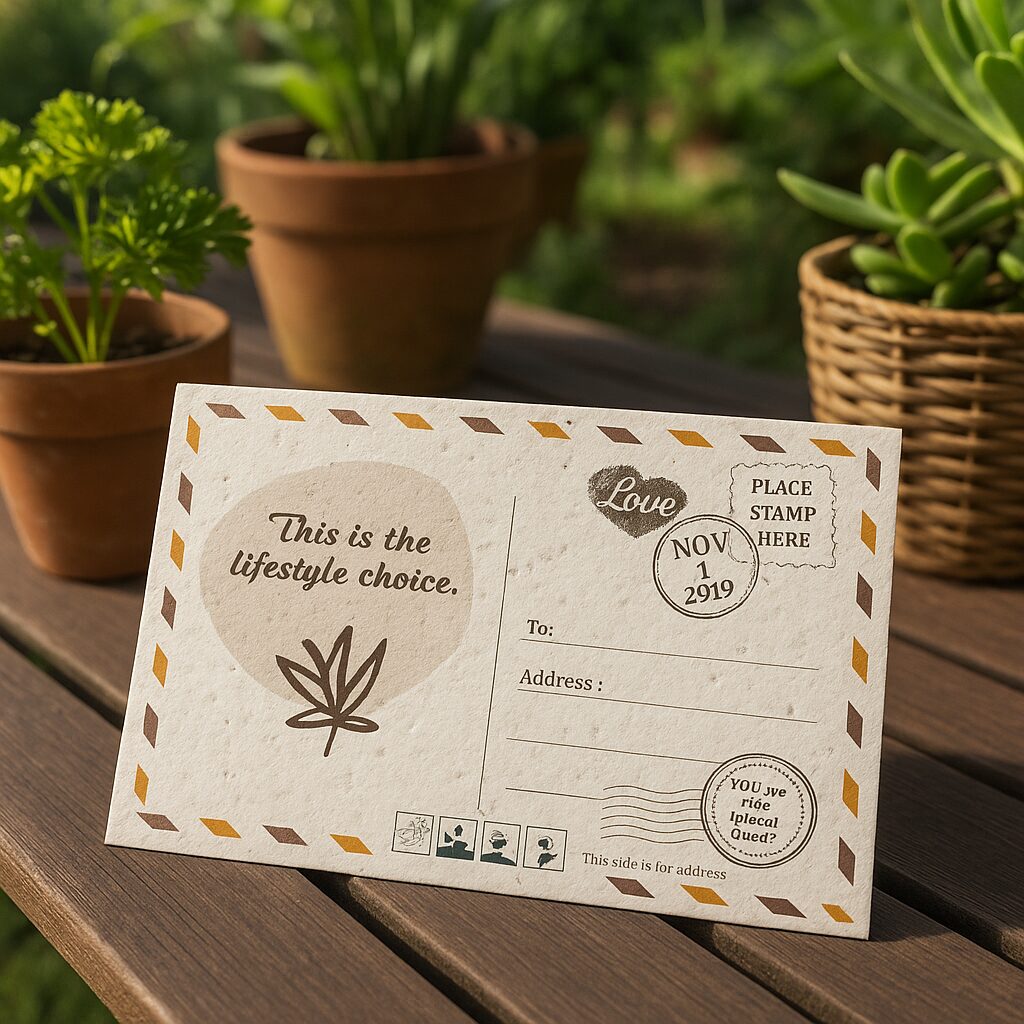 Seeded Paper Postcard A7 (1PP) - Lifestyle (SPR-053)