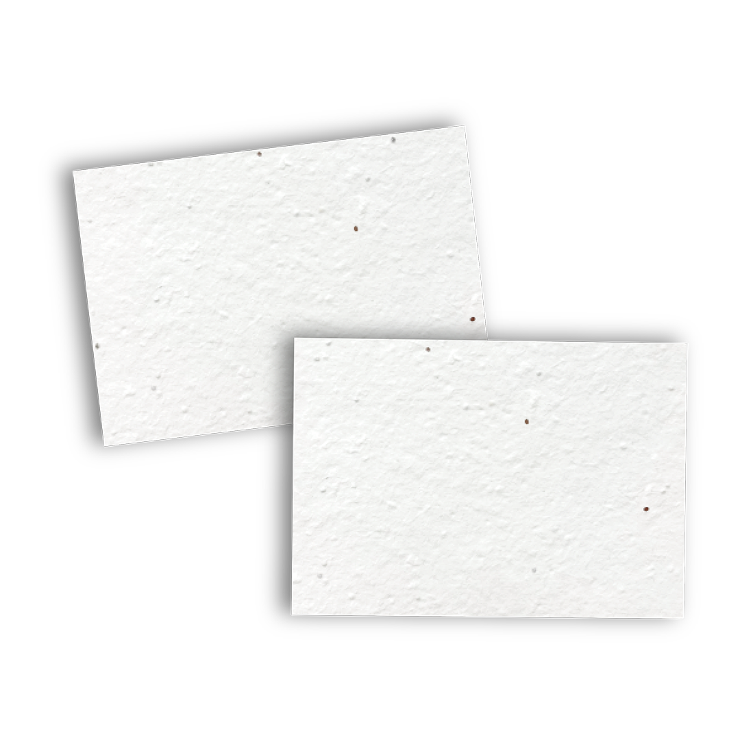 Seeded Paper Postcard A7 (2PP) - Example Artwork (3D) (SPR-054)-Unbranded