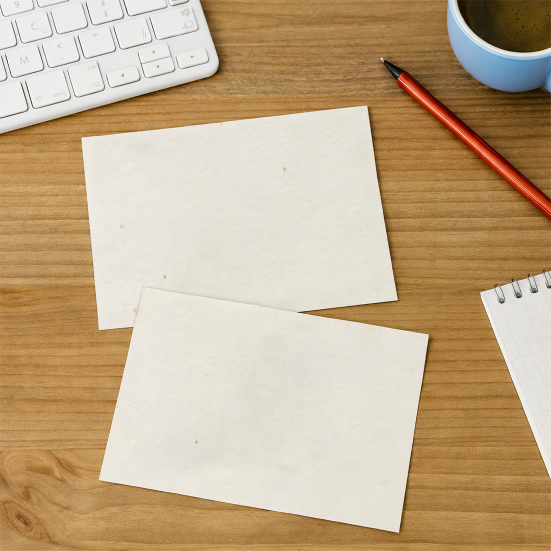 Seeded Paper Postcard A7 (2PP) - lifestyle (3D) (SPR-054 Unbranded