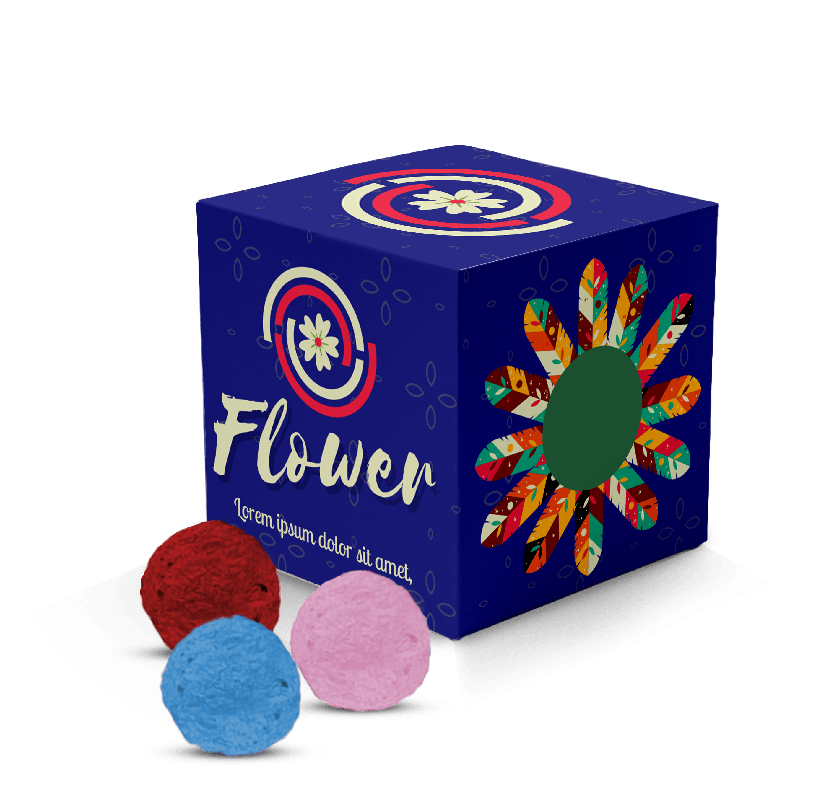 Rainballs Seed Cubes - Example Artwork (3D) (GGS-009)