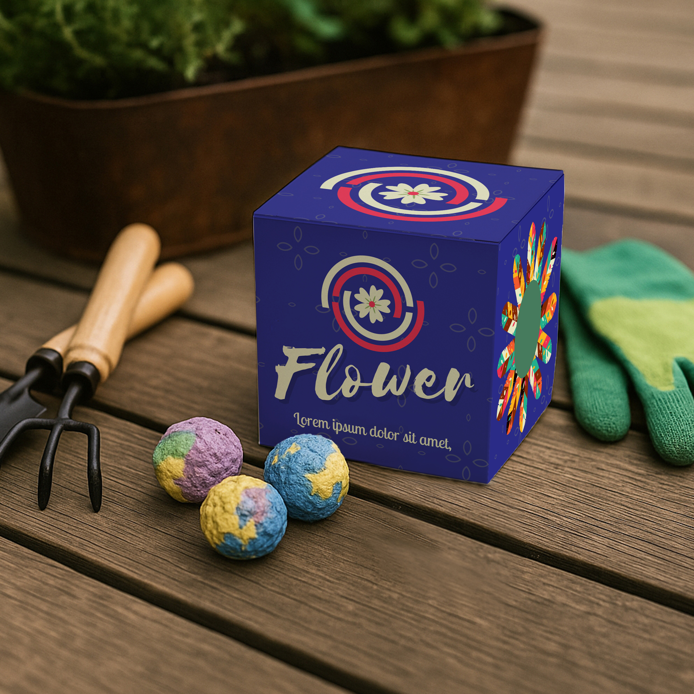 Rainballs Seed Cubes - Lifestyle (3D) (GGS-009)