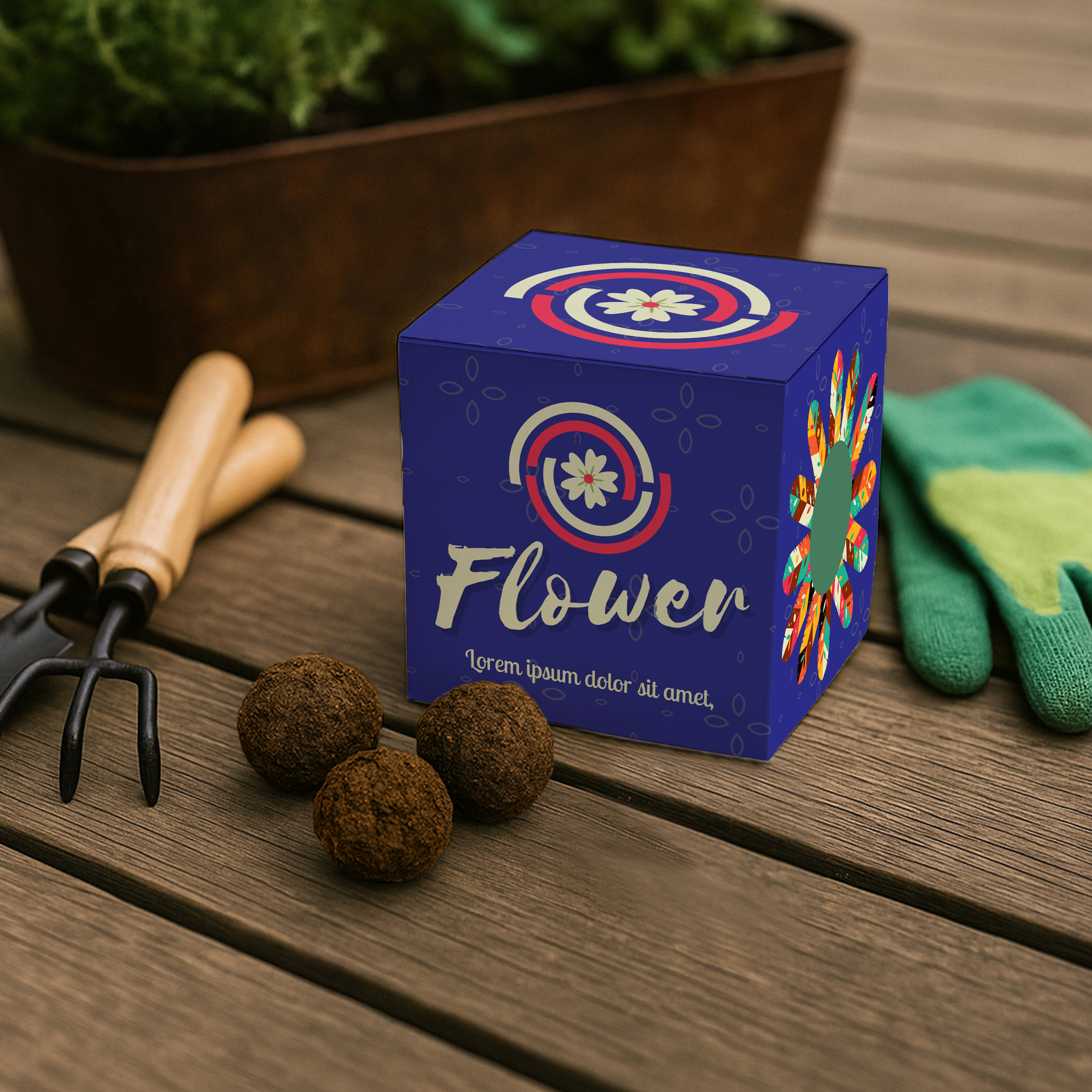 Seed Ball Cubes - Lifestyle (3D) (GGS-009)