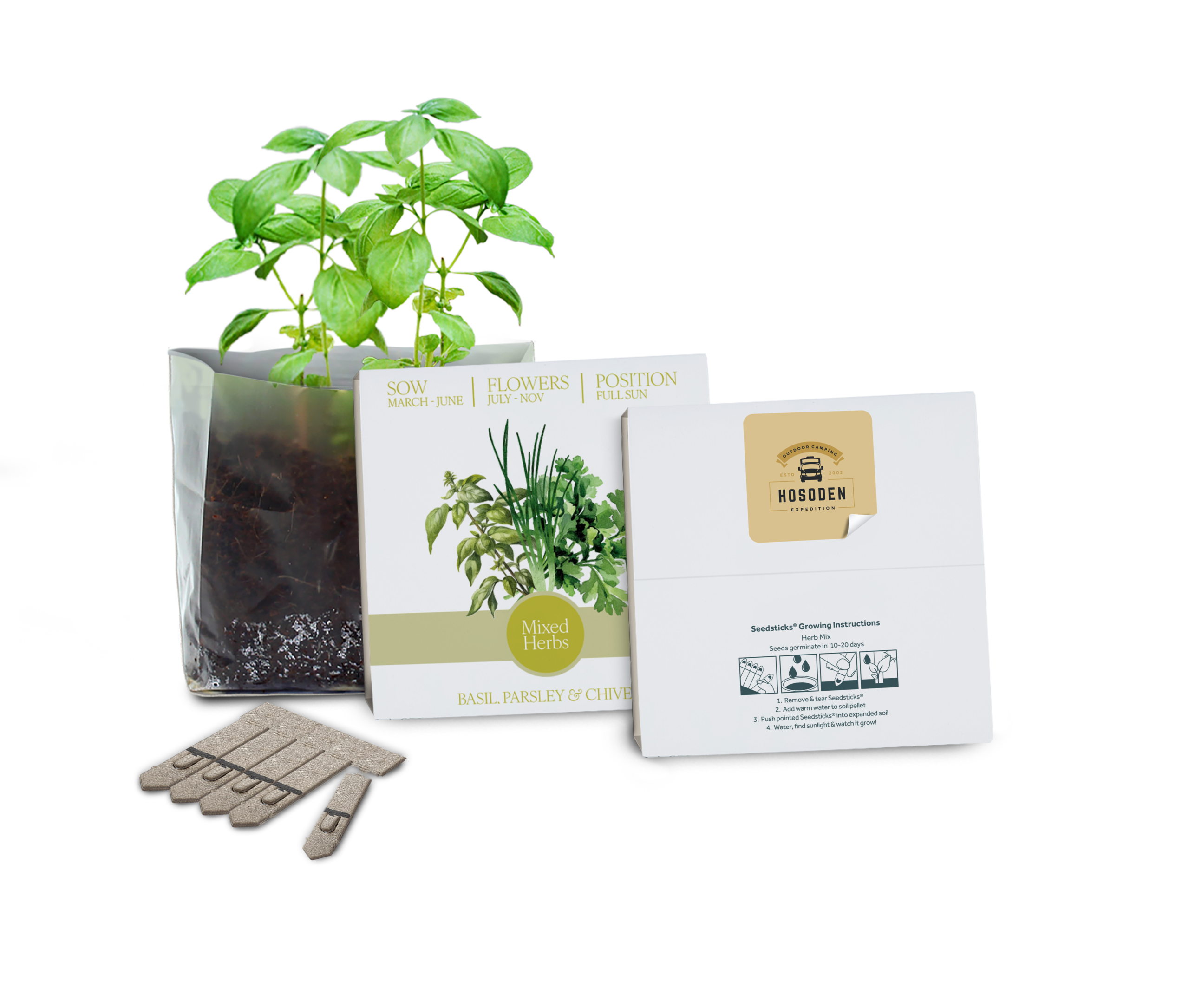 Essentials Letterbox Gardens - Example Artwork 3D (Herb mix)