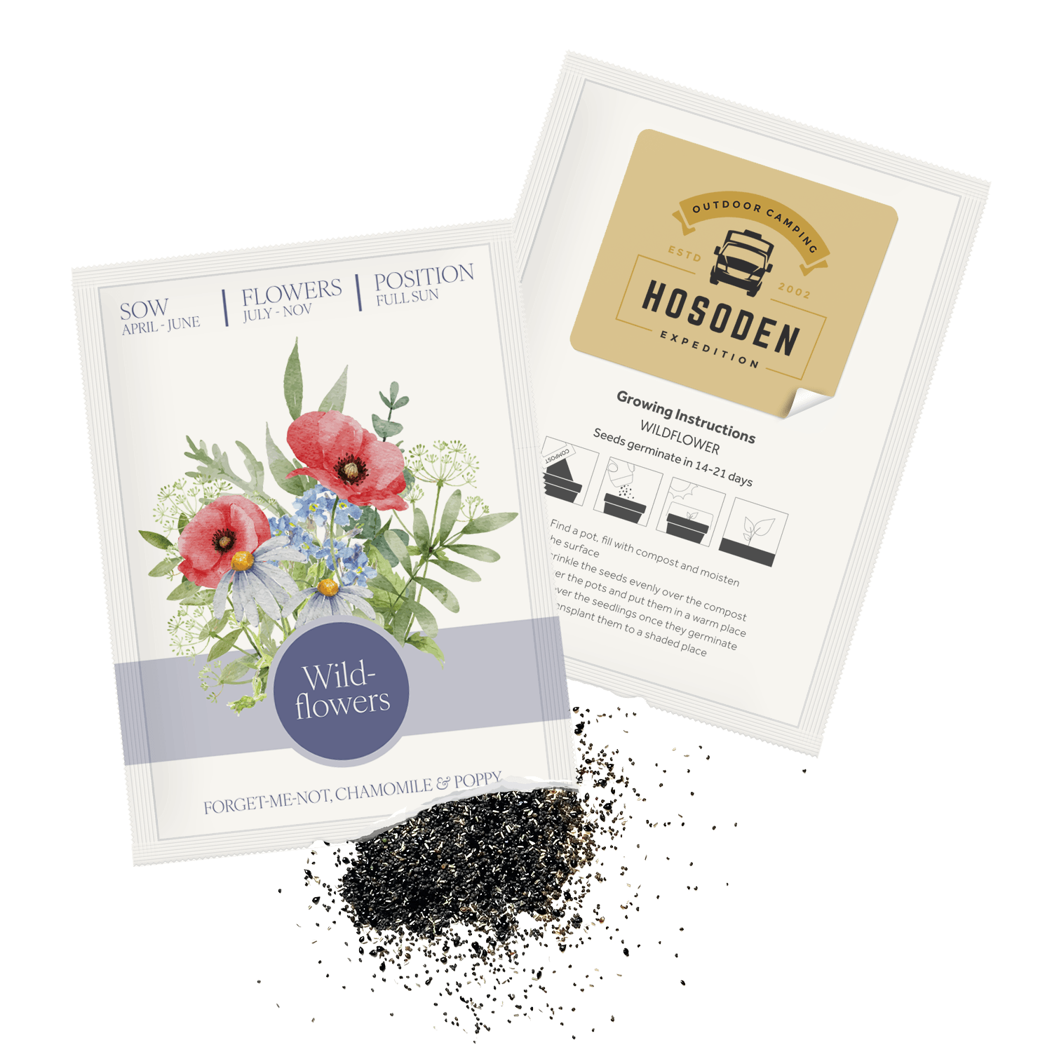 Essentials Seed Packets - Example Artwork (3D) (ESS-001) (Wildflower)