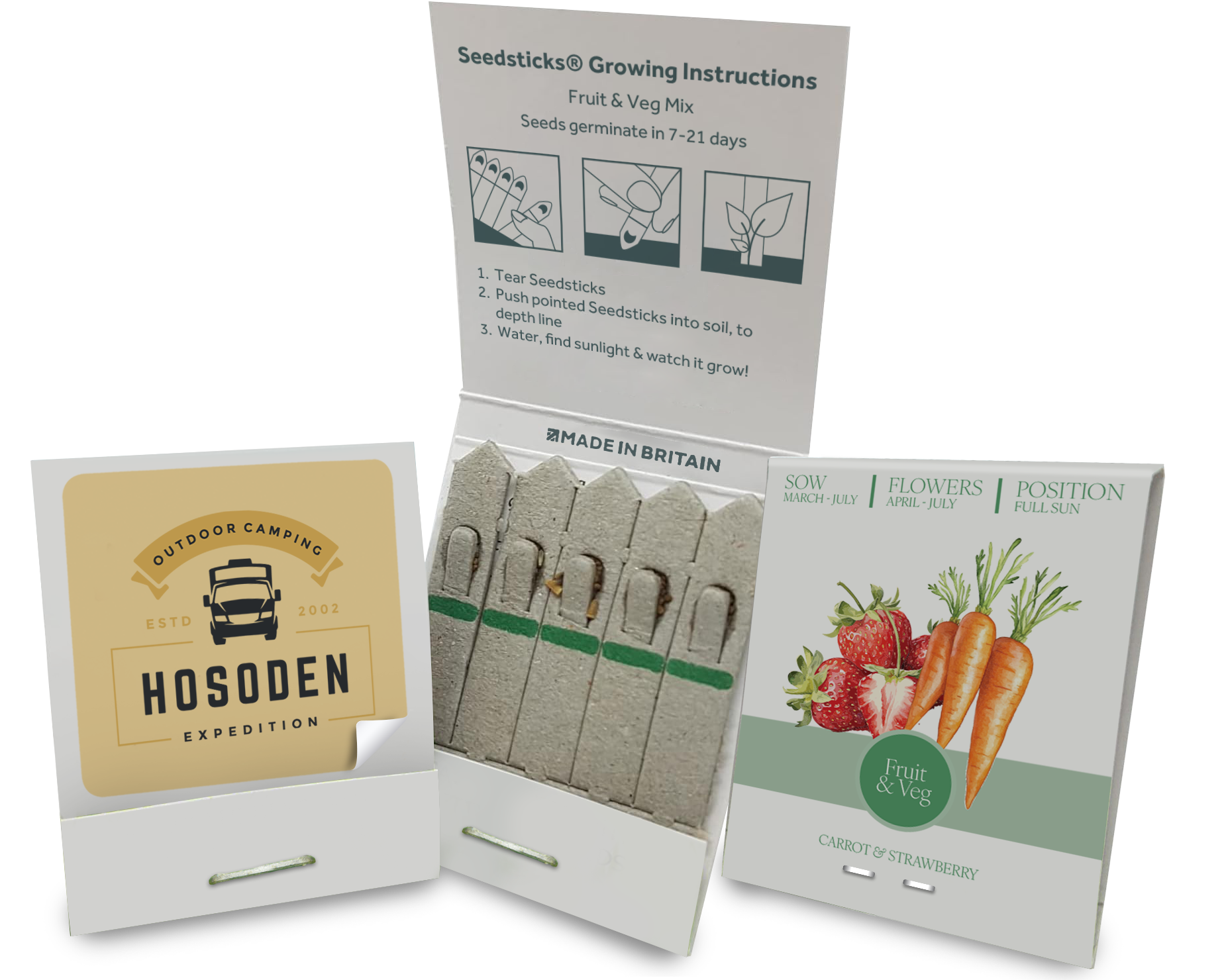 Essentials Small Standard Seedsticks (Fruit & Veg Mix)