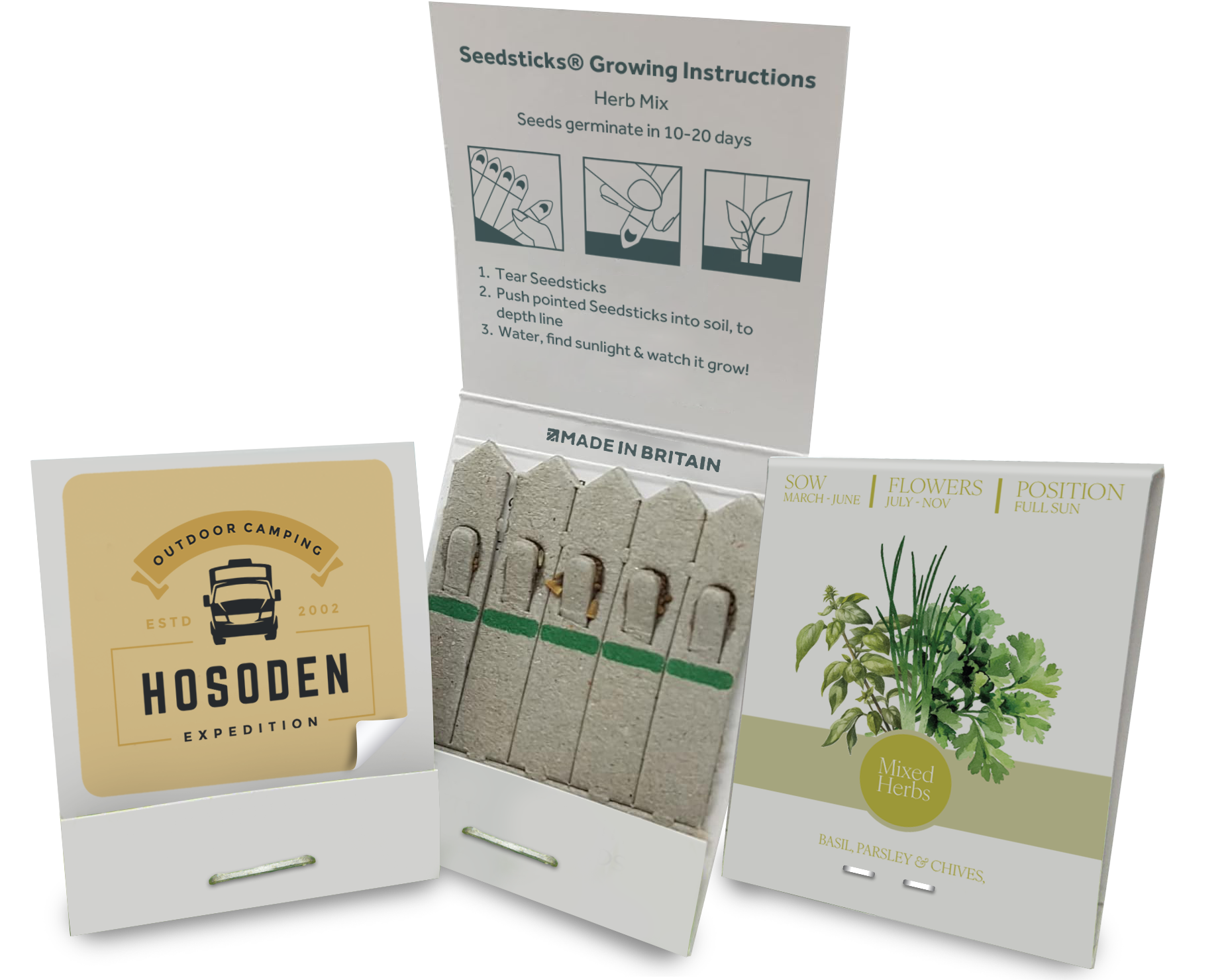 Essentials Small Standard Seedsticks (Herb Mix)