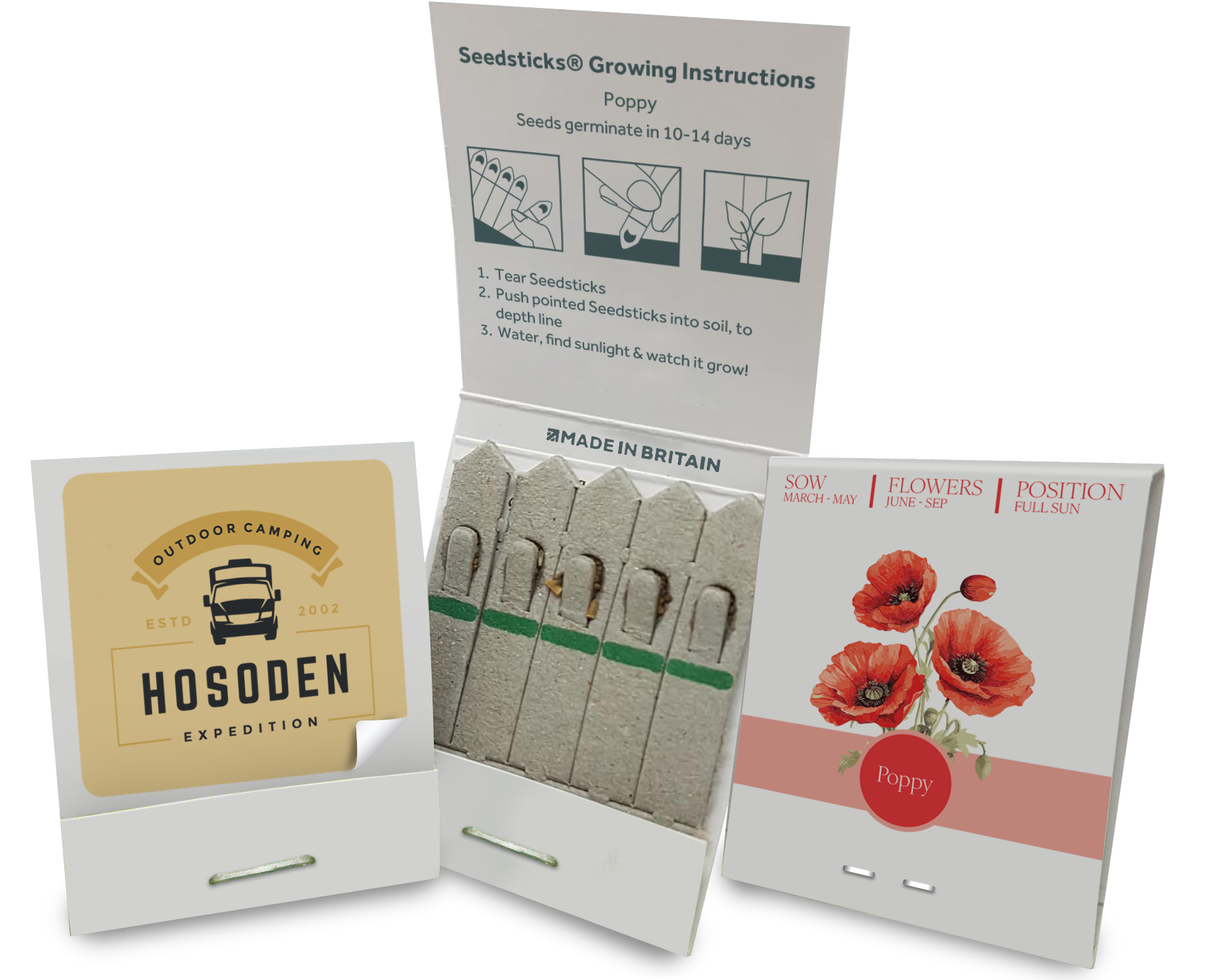 Essentials Small Standard Seedsticks (Poppy)
