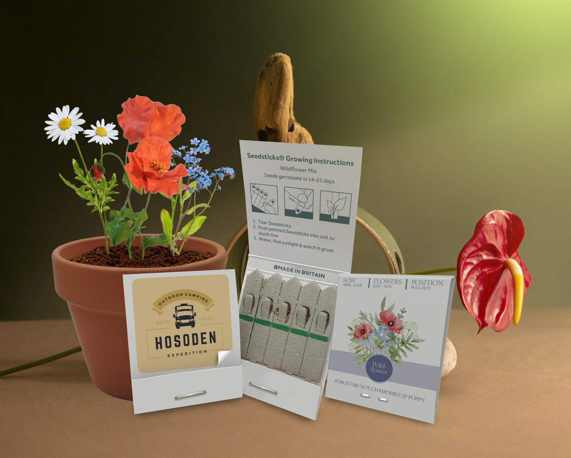 Essentials Small Standard Seedsticks (Wildflower)_Lifestyle image