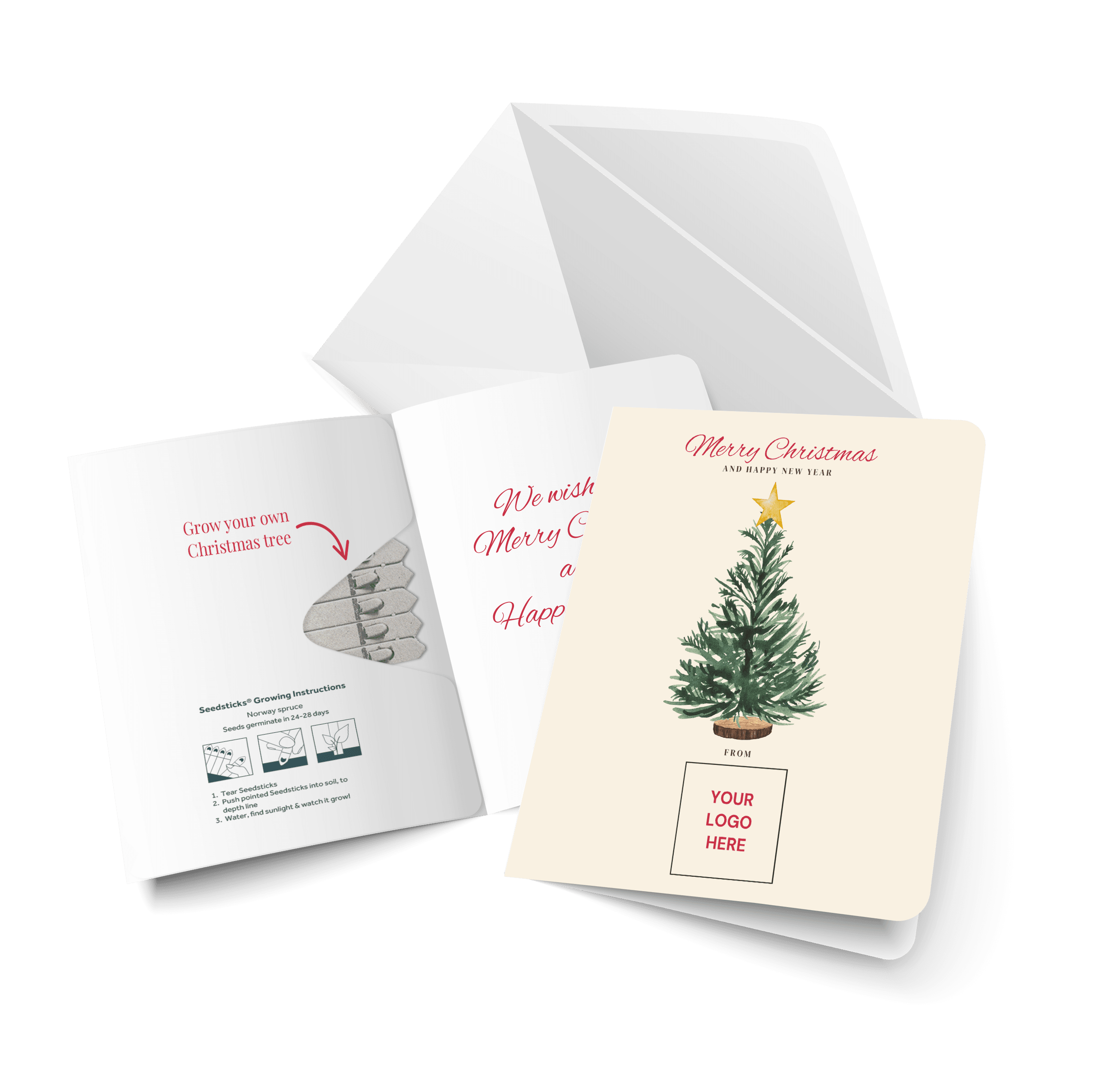Essentials Christmas Greeting Greeting Cards (CHR-008) (Design 1)