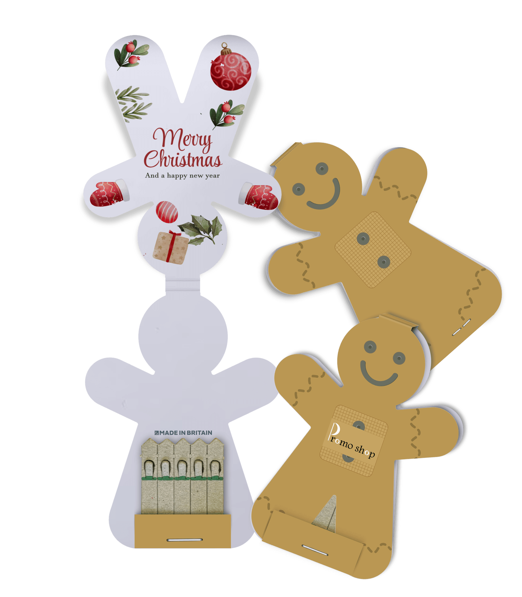 Gingerbread Man Seedsticks - Example Artwork (3D) (CHR-002)