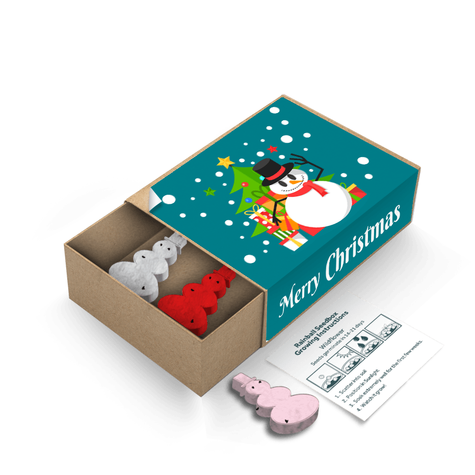 Snowman Rainball Seedboxes - Example Artwork (3D) (CHR-006)
