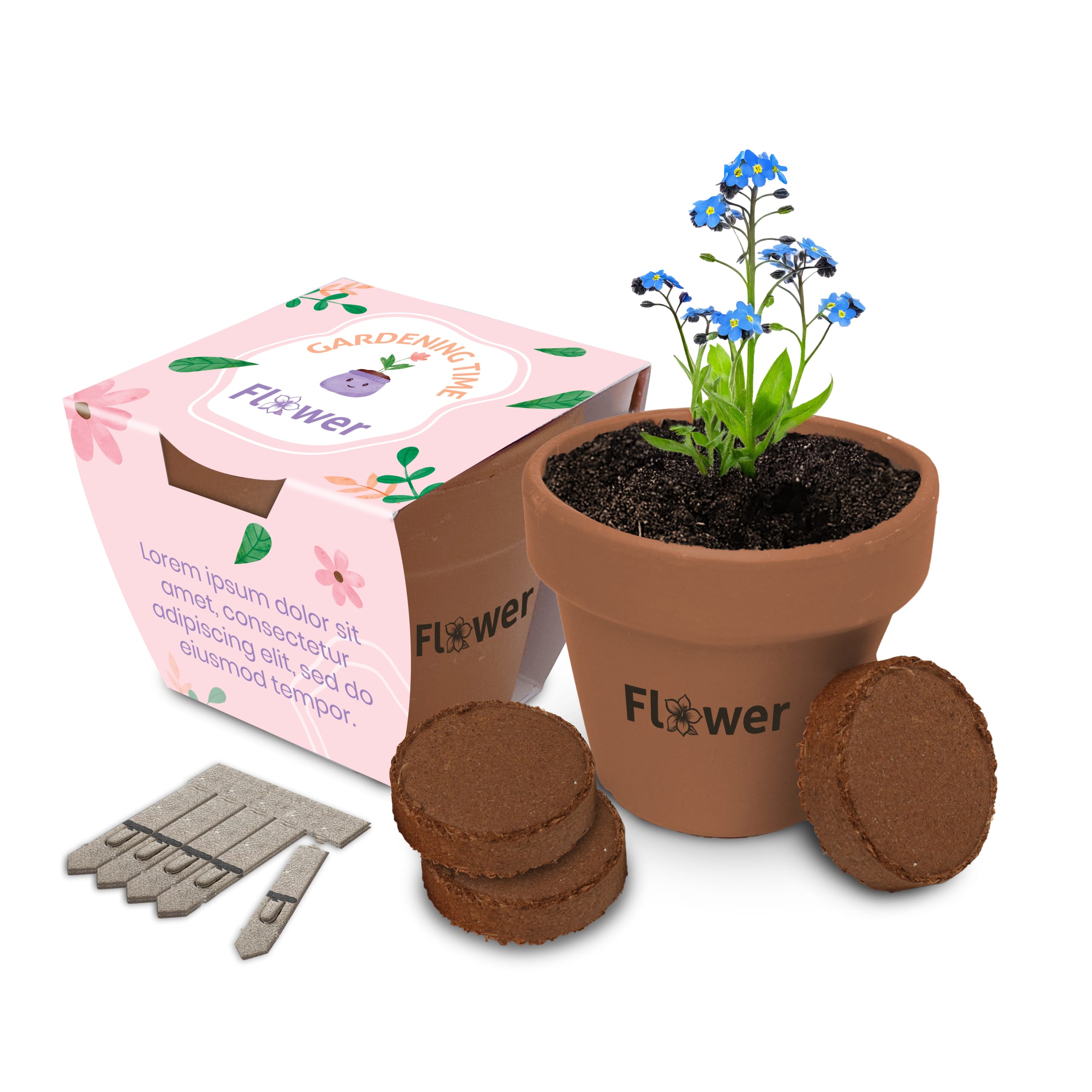 Large Clay Pot Gardens - Example Artwork 3D (GKS-033)