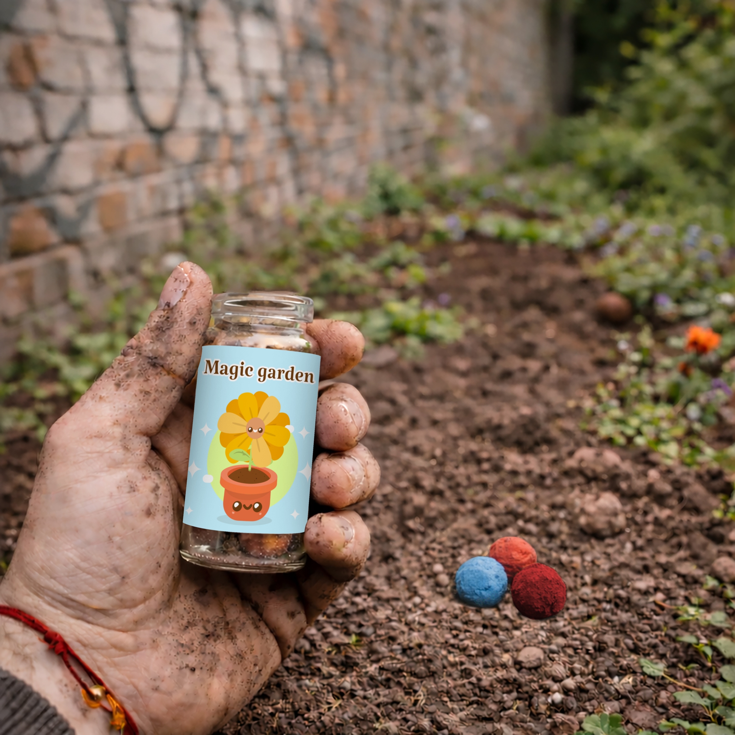 Rainball Jar - Example Artwork (3D) (GGS-017)-Lifestyle