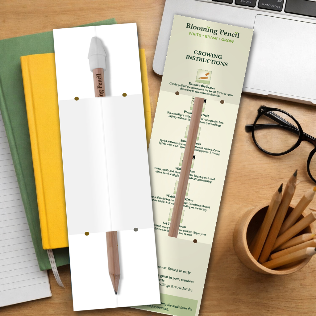 Blooming Pencil with Standard Sleeve - Example Artwork (3D) (STA-020) Lifestyle Unbranded