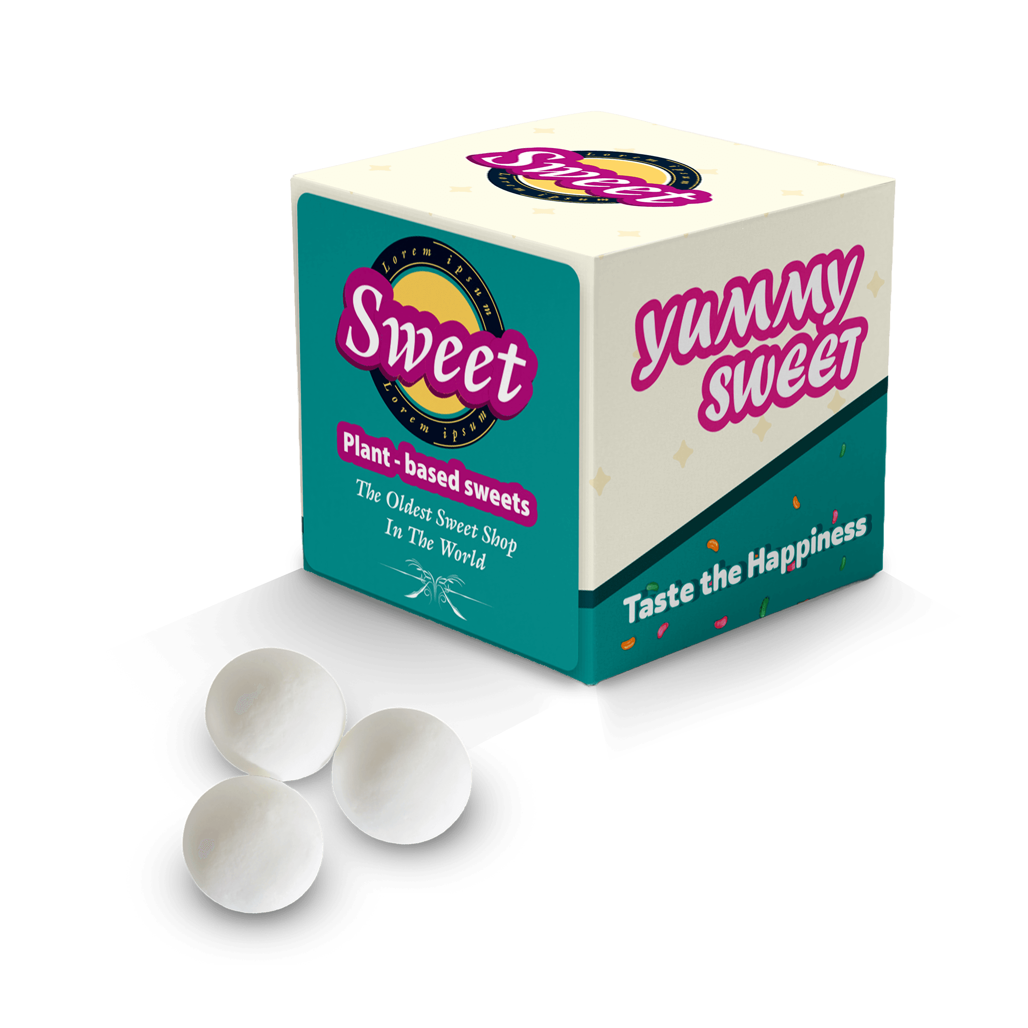 Sweet Cubes - Example Artwork (Imperial mints) (3D) (CON-001)