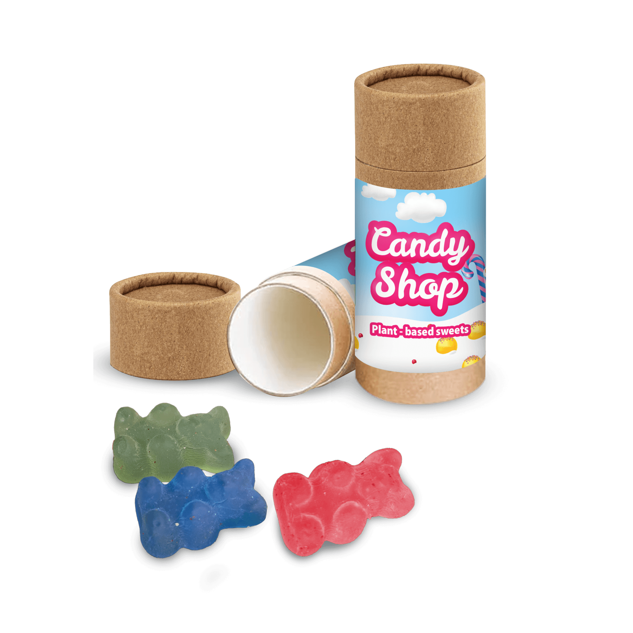 Sweet Tubes - Example Artwork Kraft (3D)(Gummy bears) CON-002