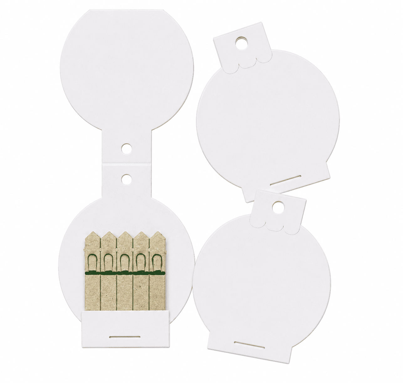 Christmas Bauble Seedsticks - Example Artwork (3D) (CHR-009) Unbranded