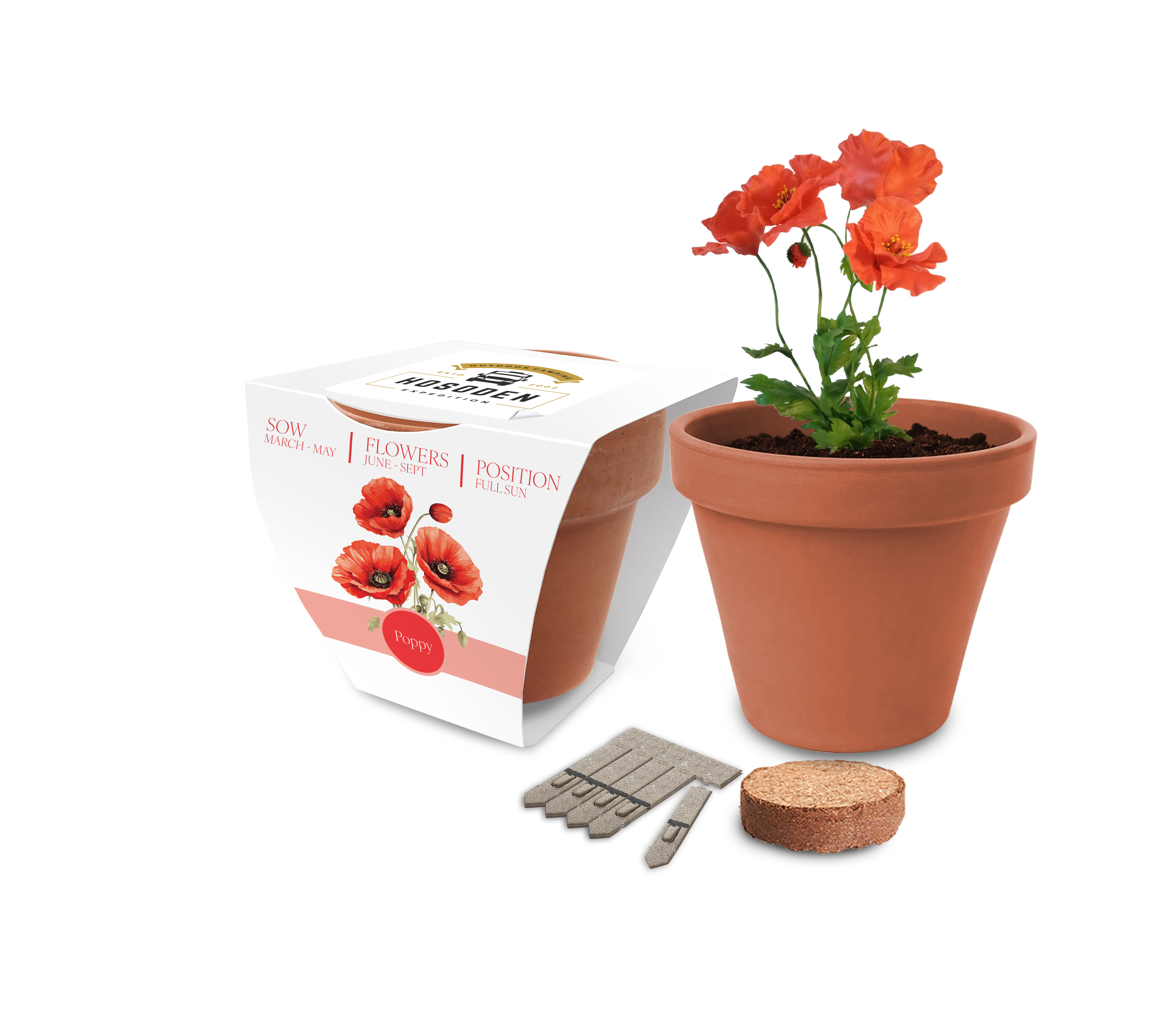 Essentials Clay Pot Gardens - Example Artwork (Poppy) (3D) (SUP-003).png