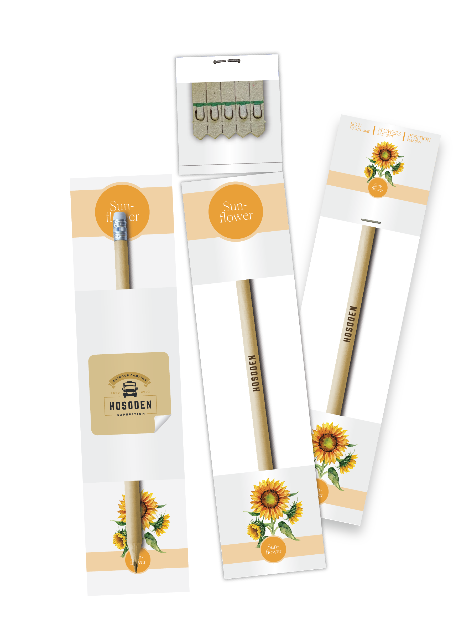 Essential Pencil Seedsticks  -  Example Artwork (3D (Sunflower) (SUP-004).png